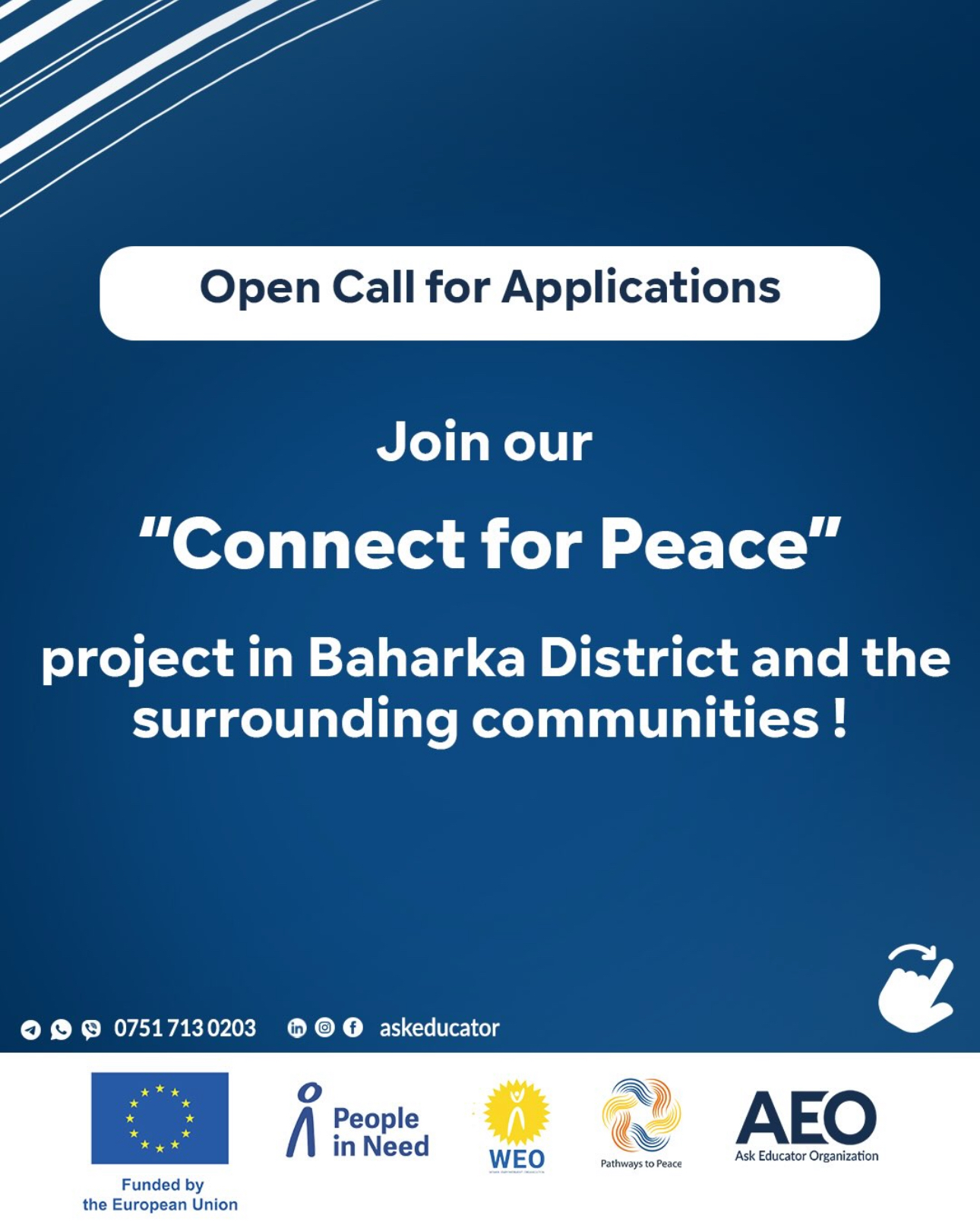 Launching the Connect for Peace (C4P) Project: Empowering Youth for Lasting Community Impact