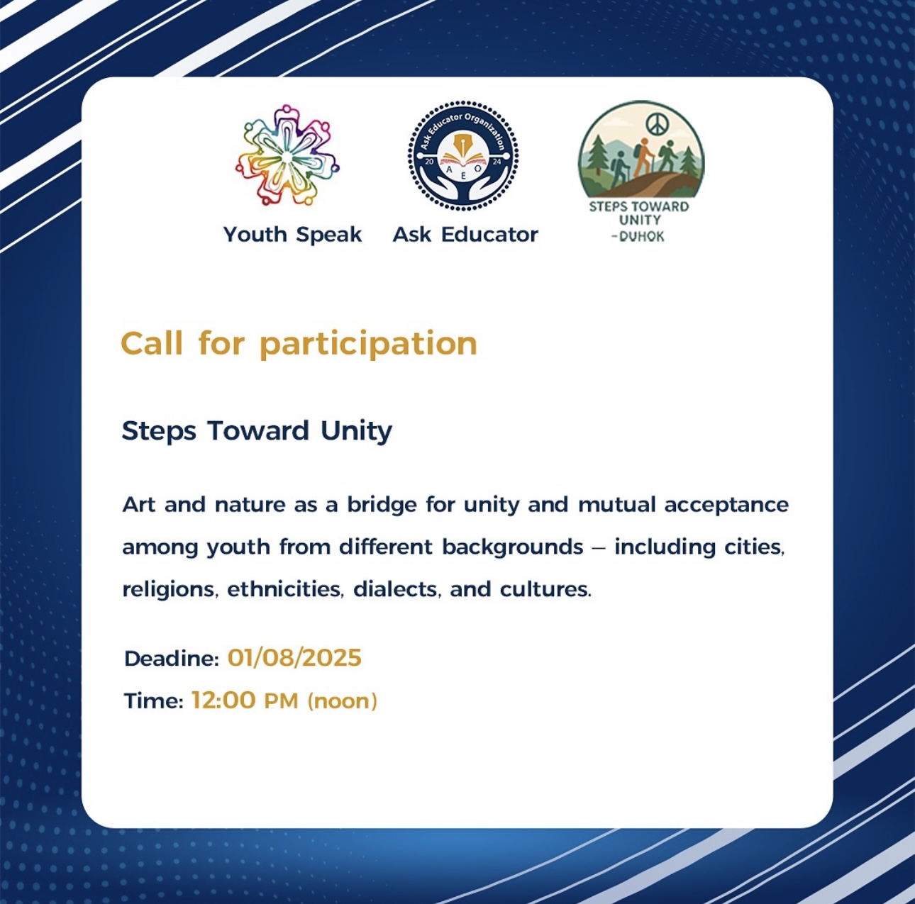 Steps Toward Unity: Bridging Communities Through Culture and Nature