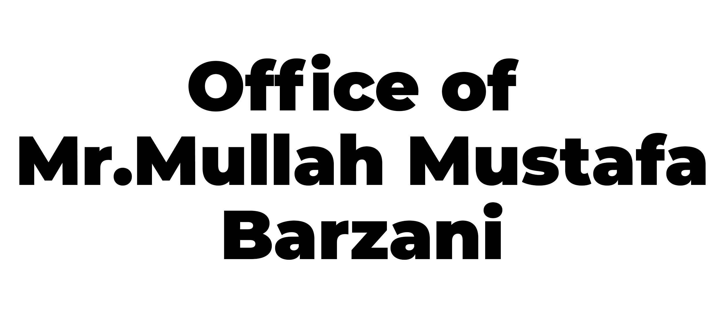 Mr. Mullah Mustafa Barzani Office